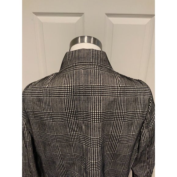 AKRIS Punto Black & White Prince of Wales Check Jacket, Sz 14 (US), 46 (FR) NWT! - Picture 7 of 9